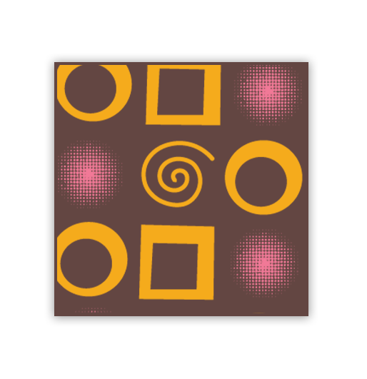 Squares & Circles Print