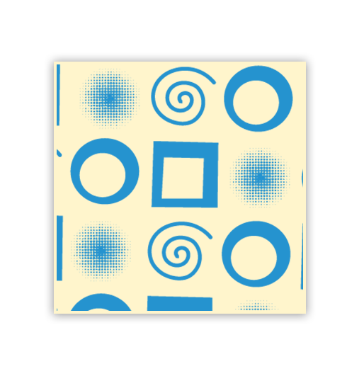 Squares & Circles Print