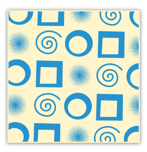 Squares & Circles Print
