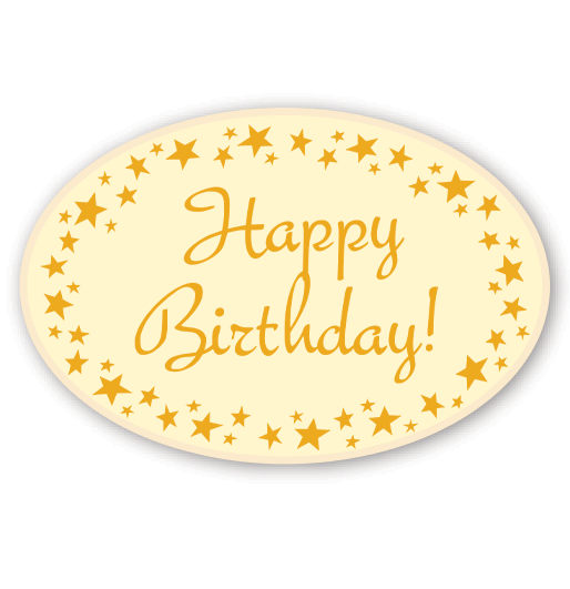 Happy Birthday Cake Topper