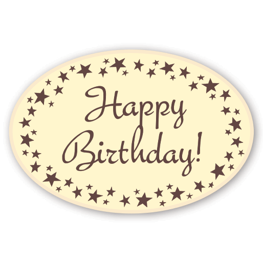 Happy Birthday Cake Topper