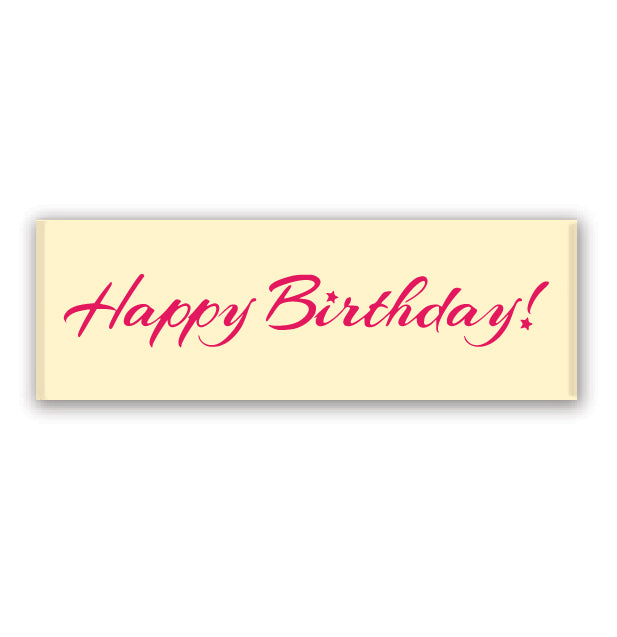 Happy Birthday Rectangle