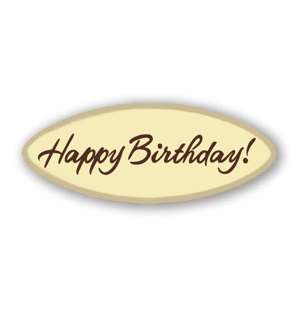 Happy Birthday Oval