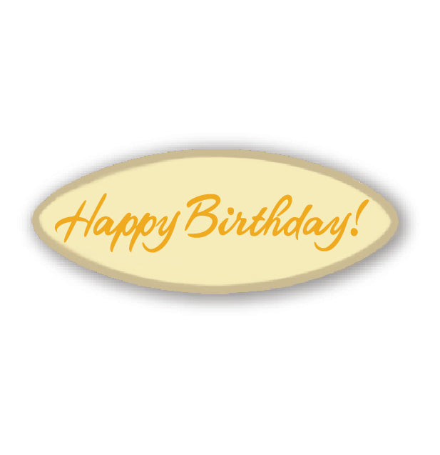 Happy Birthday Oval