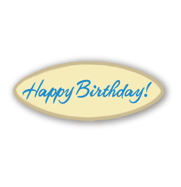 Happy Birthday Oval
