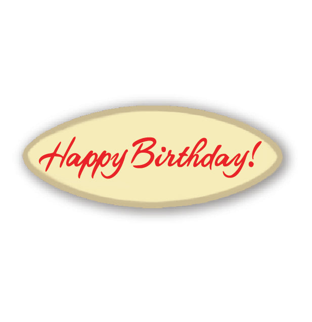 Happy Birthday Oval