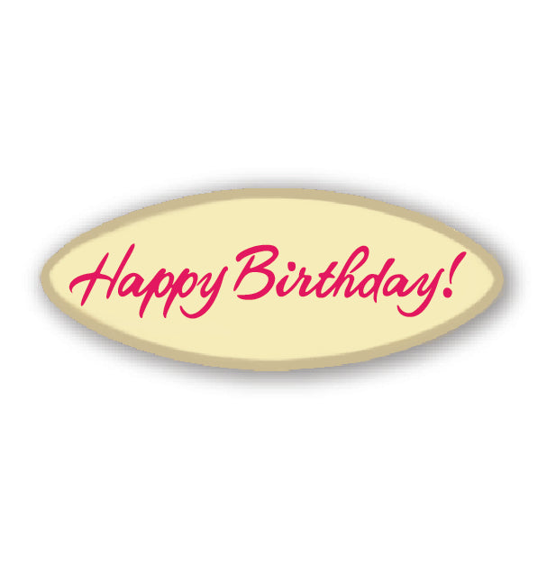 Happy Birthday Oval