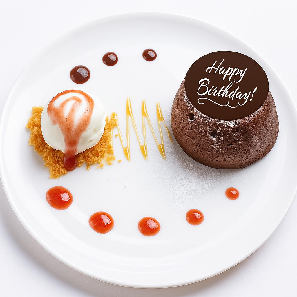 Happy Birthday Oval Small