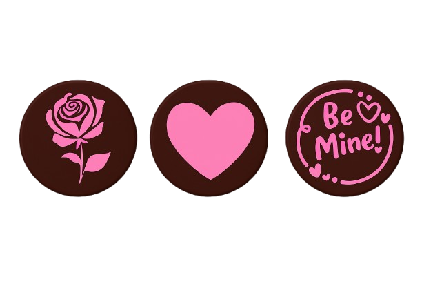 Valentines Assortment Chocolate Cake Decoration