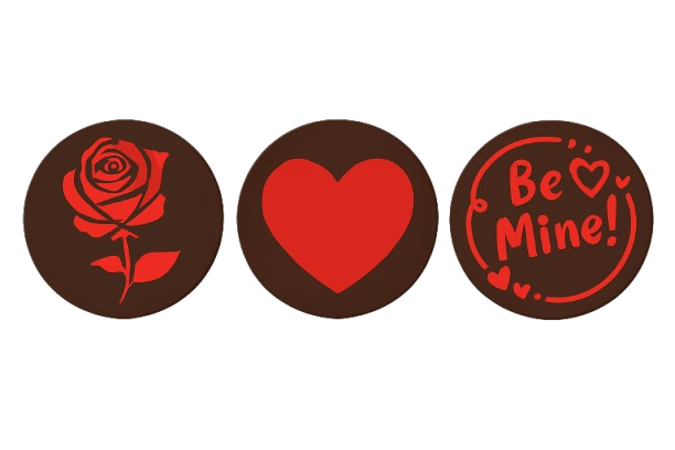 Valentines Assortment Chocolate Cake Decoration