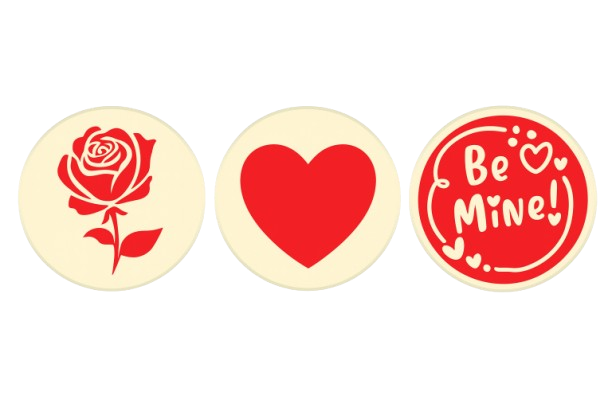Valentines Assortment Chocolate Cake Decoration