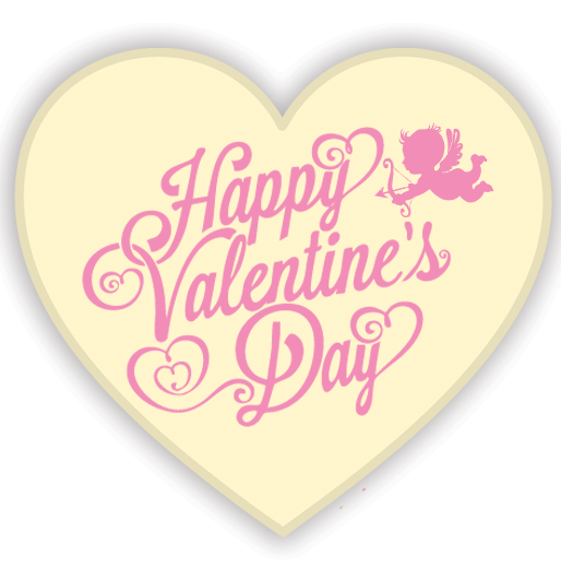 Happy Valentines Cake Topper