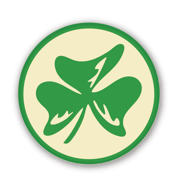 Shamrock Round Cake Topper