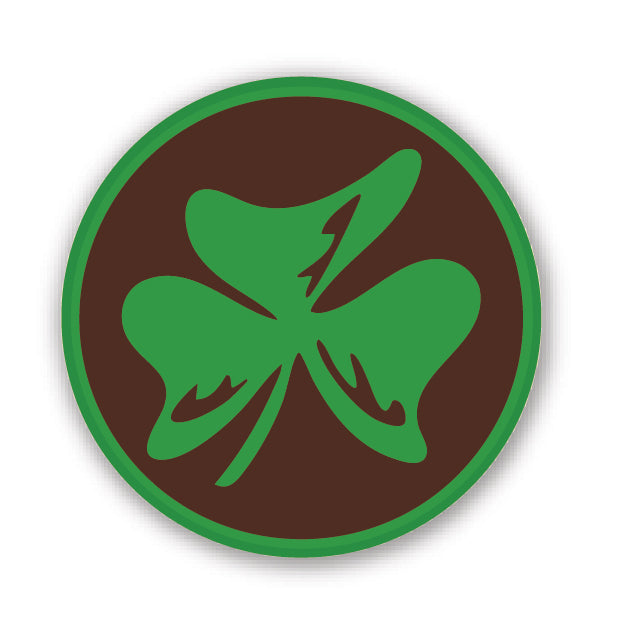 Shamrock Round Cake Topper