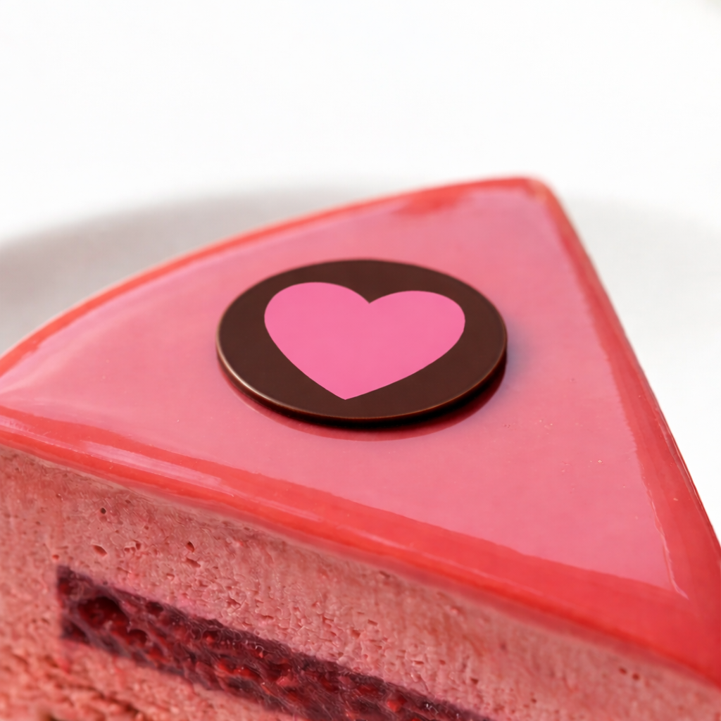 Heart Chocolate Cake Decoration