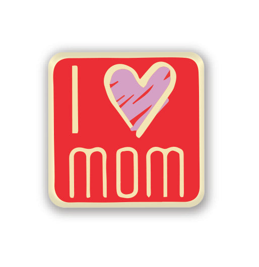 I Love Mom Square