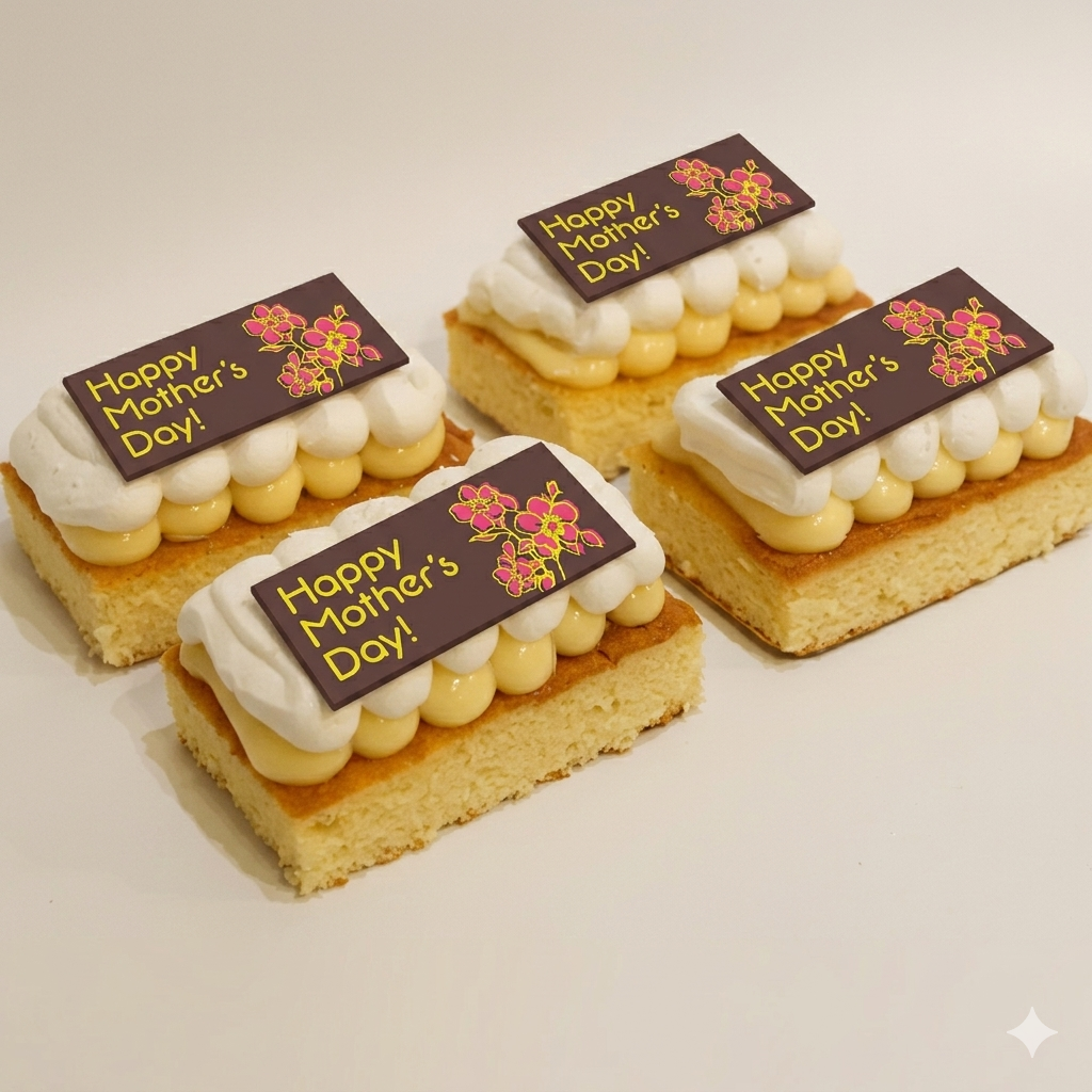Happy Mother's Day Rectangle Chocolate Cake Decoration