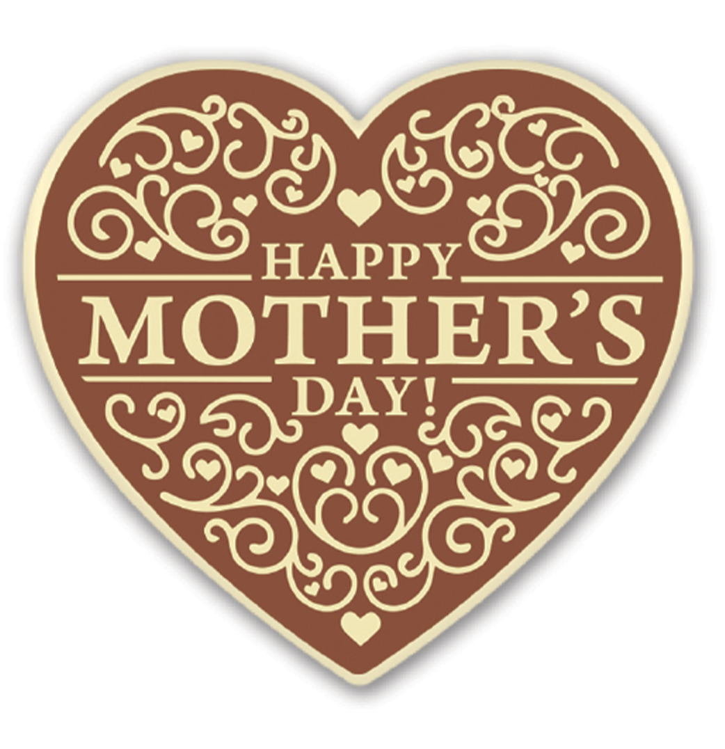 Happy Mother's Day Heart Cake Topper