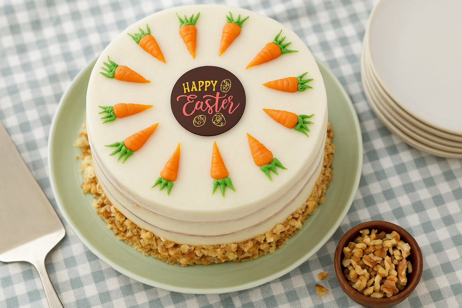 Happy Easter With Eggs