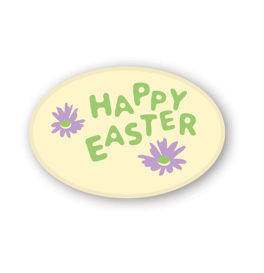 Happy Easter Oval