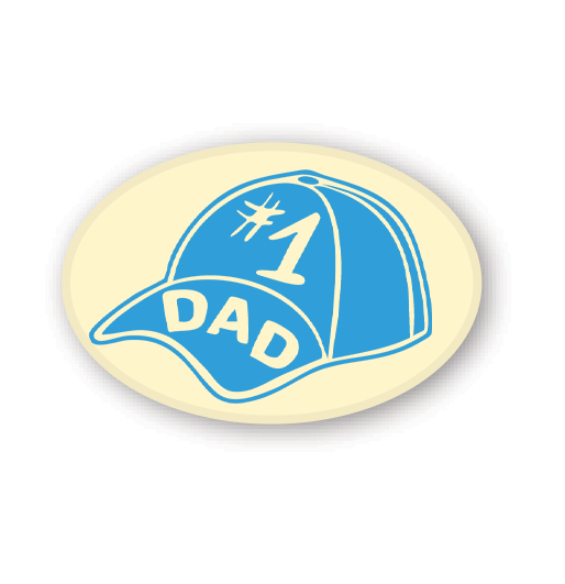 #1 Dad Baseball Cap