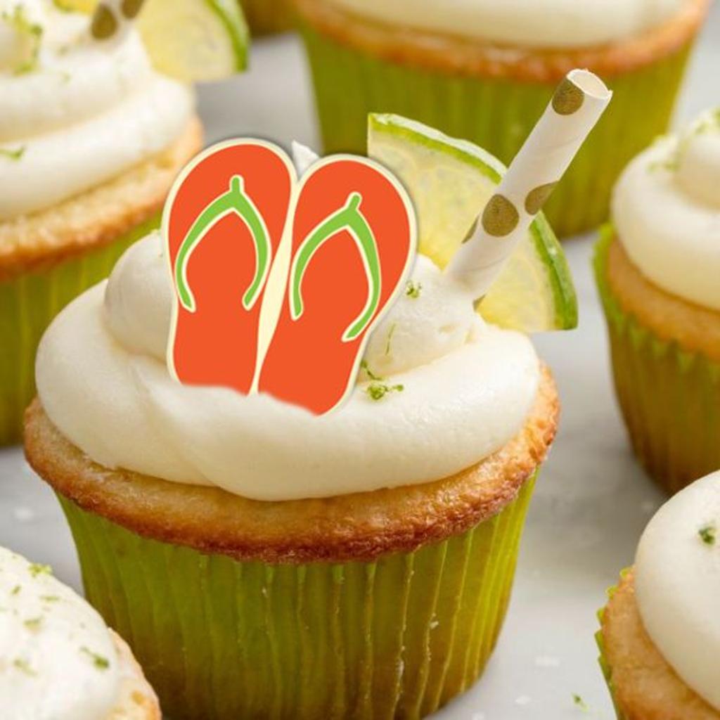 Summer Flip Flops Chocolate Cake Decoration