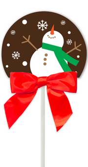 Snowman Yule Log End LP