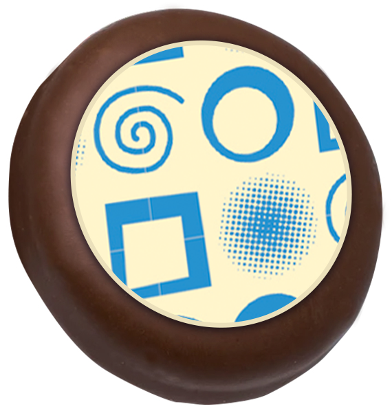 Squares & Circles Print Cookies