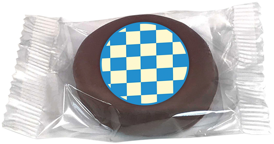 Checkers Print Cookies