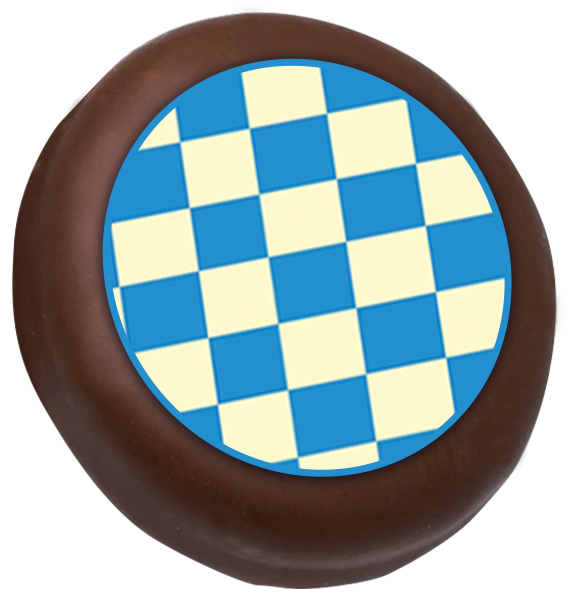 Checkers Print Cookies
