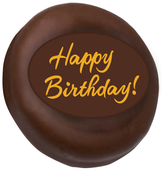 Happy Birthday Oval Cookies