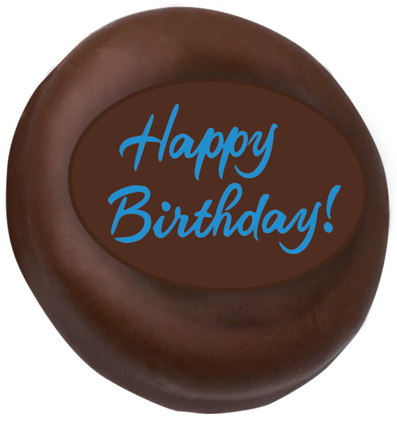 Happy Birthday Oval Cookies