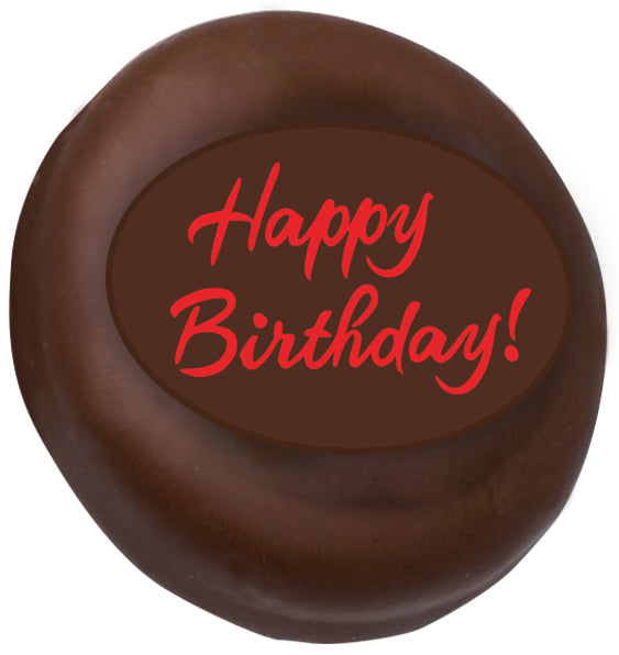 Happy Birthday Oval Cookies