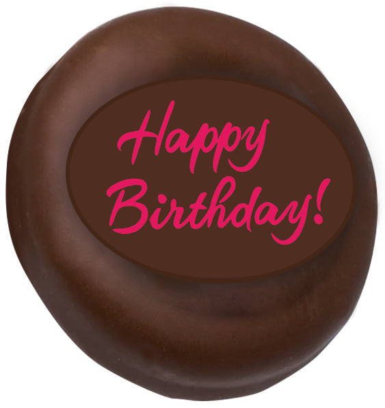 Happy Birthday Oval Cookies