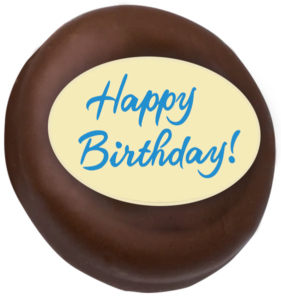 Happy Birthday Oval Cookies