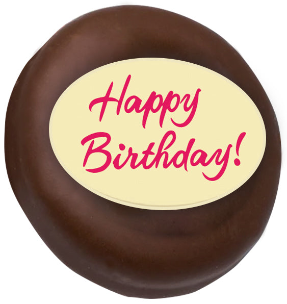 Happy Birthday Oval Cookies