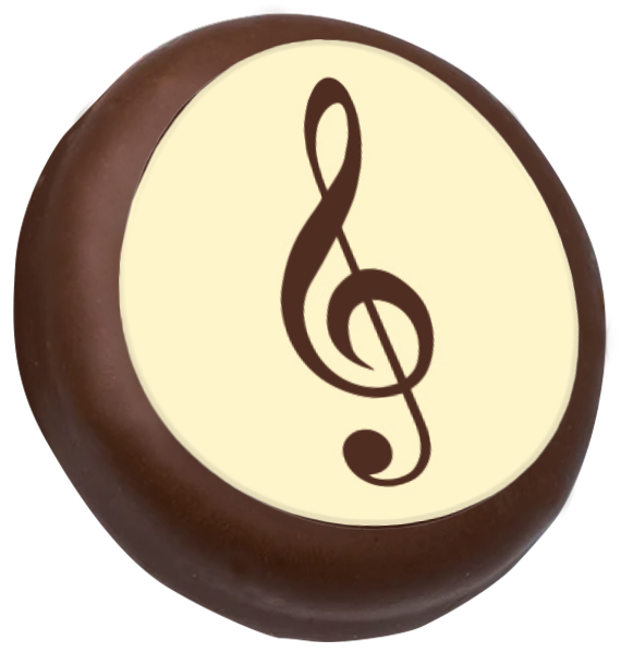 Cheesy Oreo Notes Music Notes Decorated Oreo Cookies – vardachocolatier