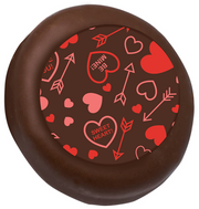 Valentines Message Hearts Print Cookies