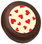 Large Hearts Print Cookies