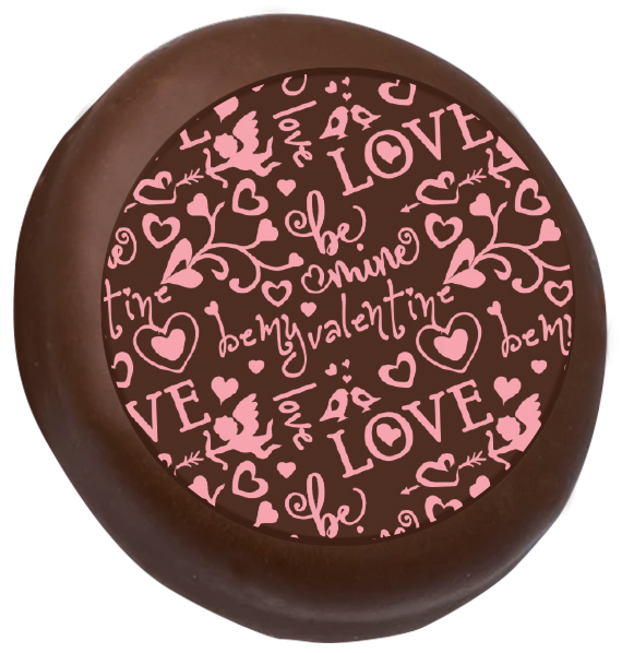 Valentine Cupid Print Cookies