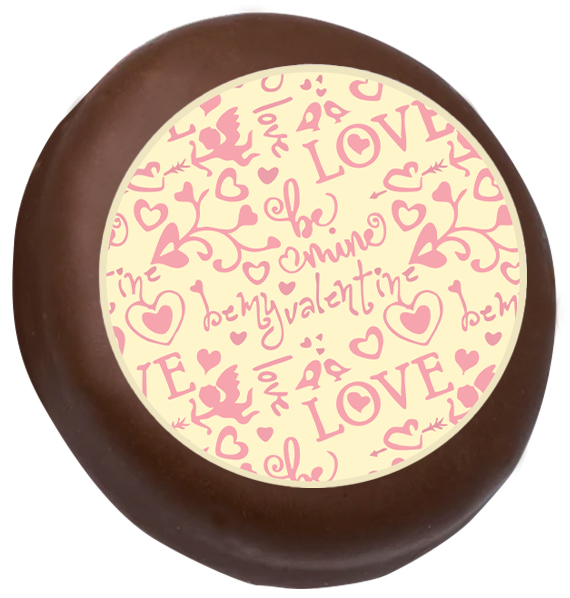 Valentine Cupid Print Cookies