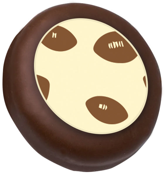 Footballs Print Cookies