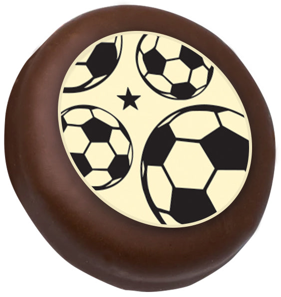 Soccer Print Cookies