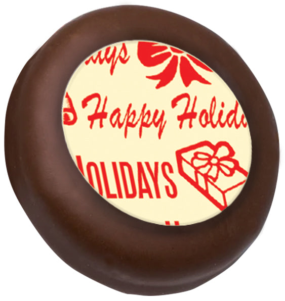 Happy Holidays Print Cookies