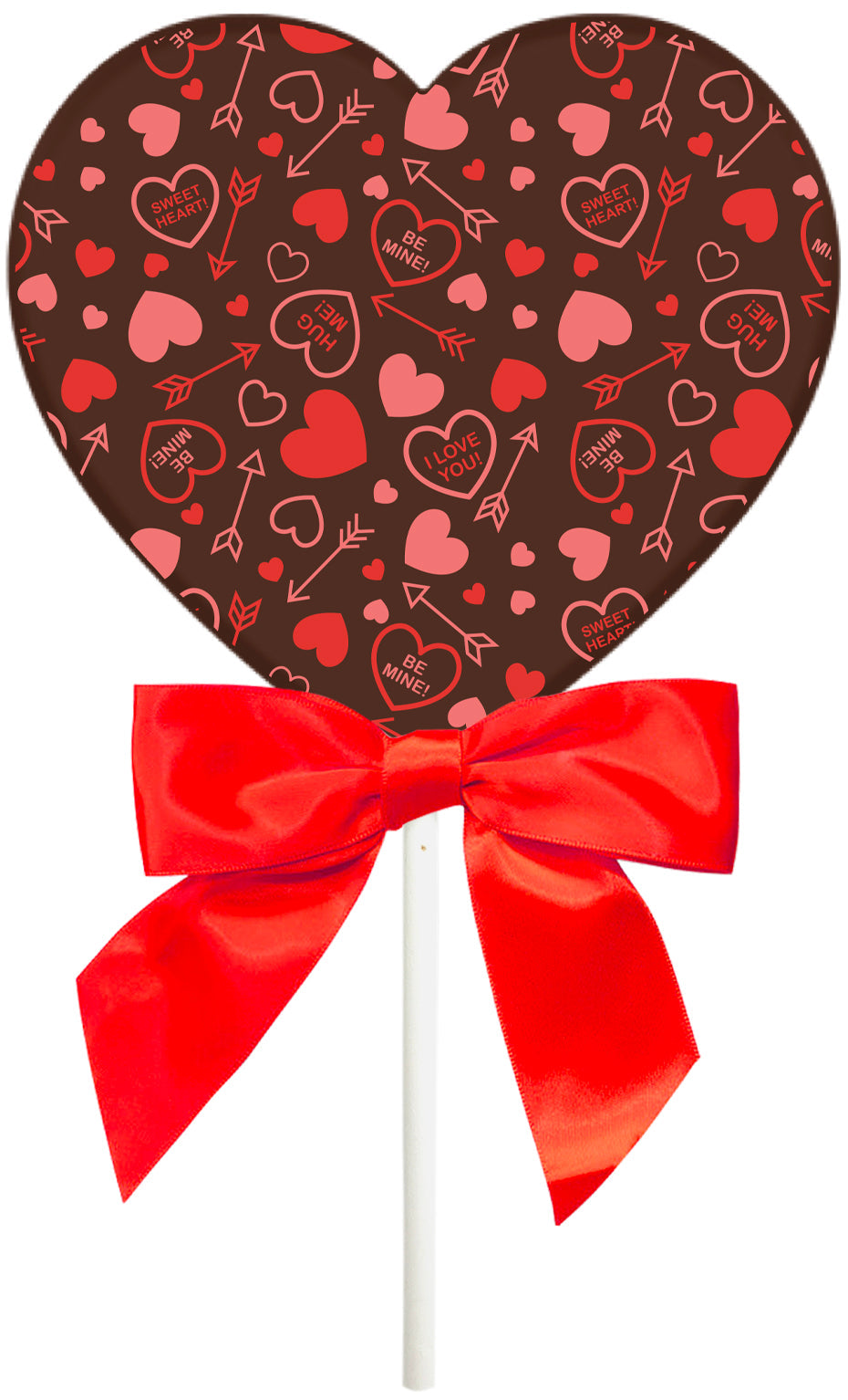 Valentines Message Hearts Print LP