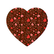 Message Hearts Print Cake Topper Chocolate Decoration