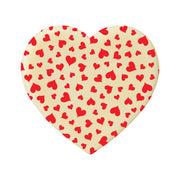 Red Hearts Print Cake Topper
