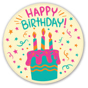 Happy Birthday Candles Cake Topper