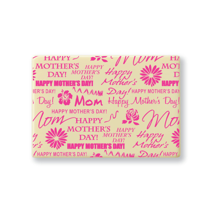 Mother's Day Print Rectangle Chocolate Cake Decoration