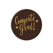 Congrats Grad Stars Chocolate Cake Decoration